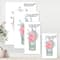 Designart - Gift Box With Pink Roses - Farmhouse Canvas Wall Art Print